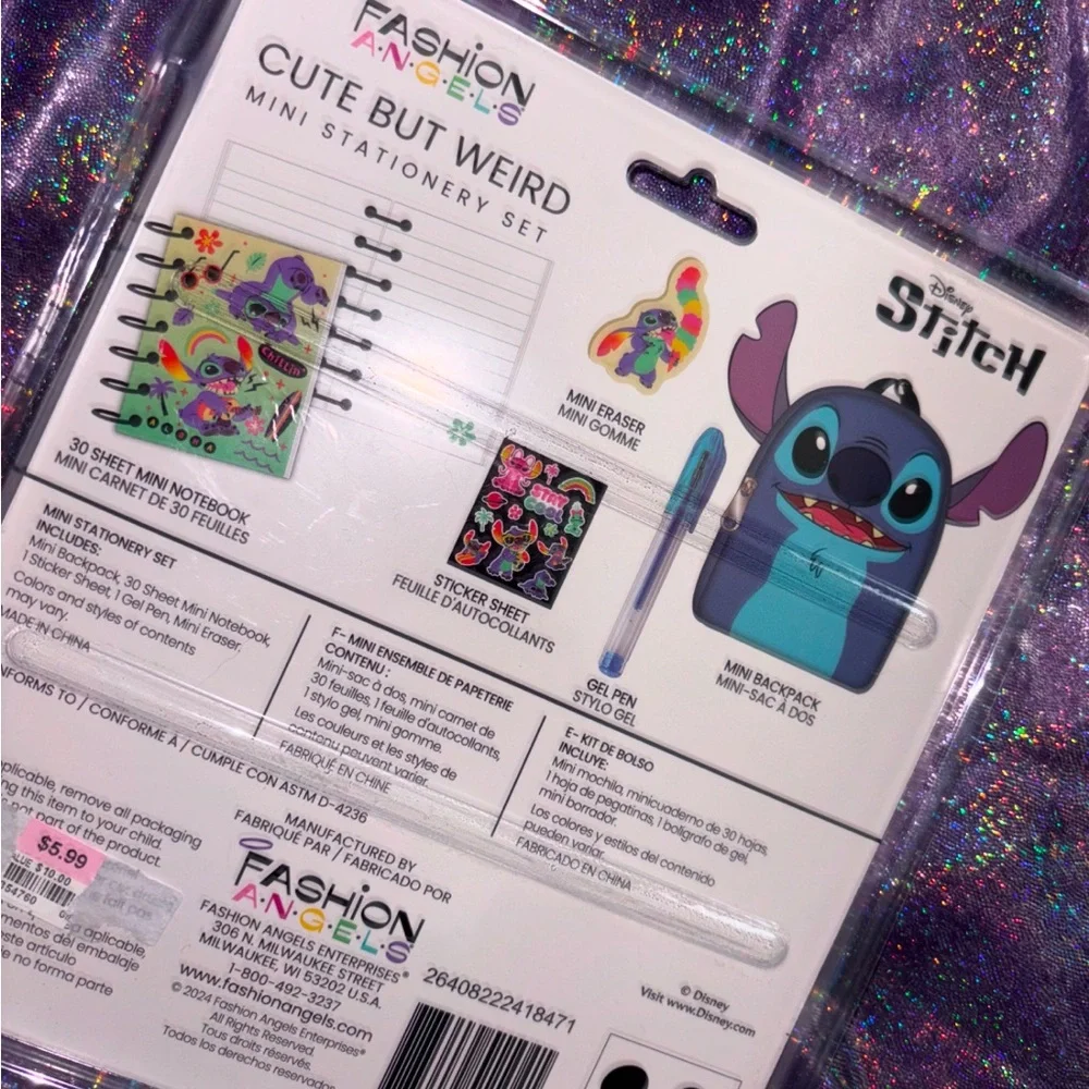 Disney Stitch Backpack Keychain